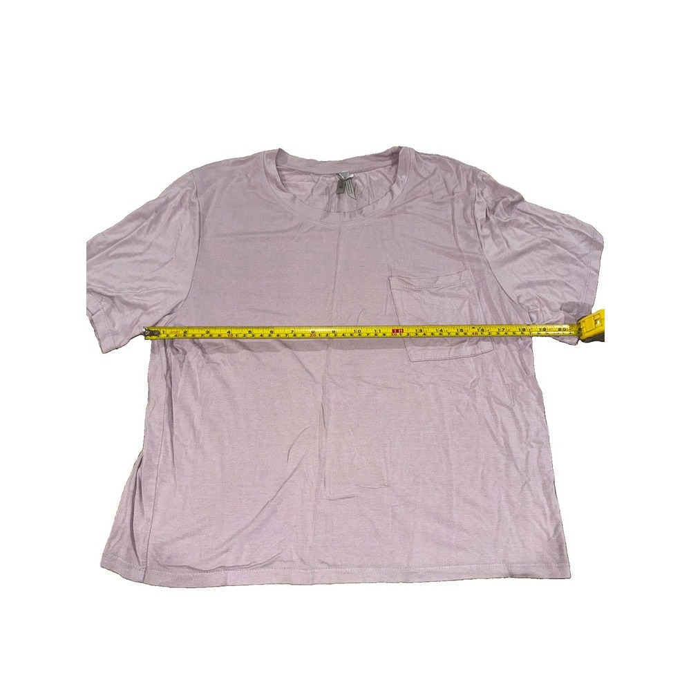 Aéropostale Women's Soft Lavender Pocket T-Shirt Size M/L Short Sleeve Tee